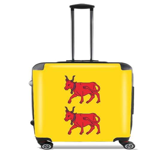  Drapeau Province du Bearn para Ruedas cabina bolsa de equipaje maleta trolley 17" laptop