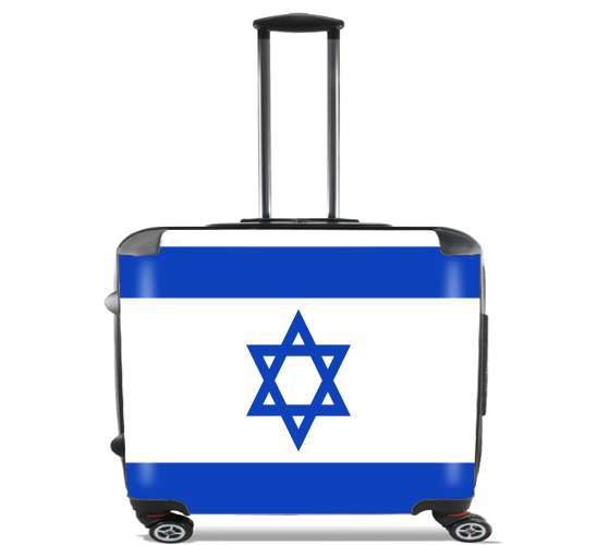  Bandera Israel para Ruedas cabina bolsa de equipaje maleta trolley 17" laptop