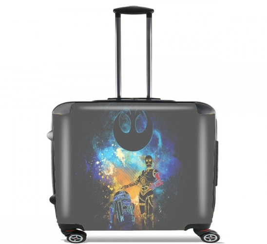  Droids Art para Ruedas cabina bolsa de equipaje maleta trolley 17" laptop