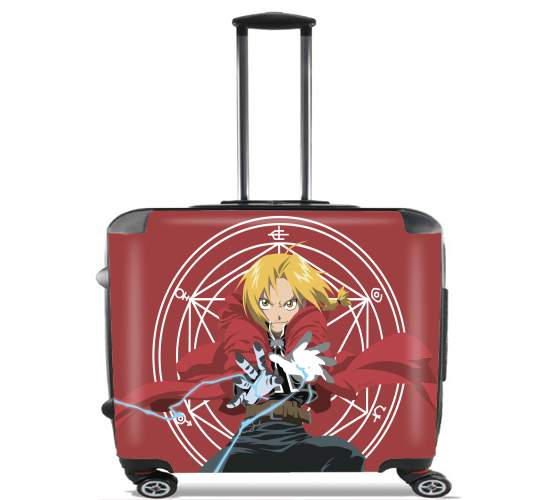  Edward Elric Magic Power para Ruedas cabina bolsa de equipaje maleta trolley 17" laptop
