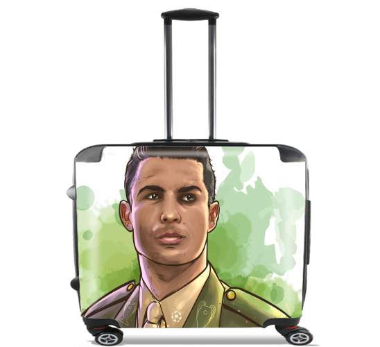  El Comandante CR7 para Ruedas cabina bolsa de equipaje maleta trolley 17" laptop