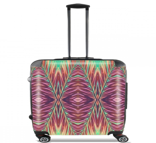  Ethnic palm para Ruedas cabina bolsa de equipaje maleta trolley 17" laptop