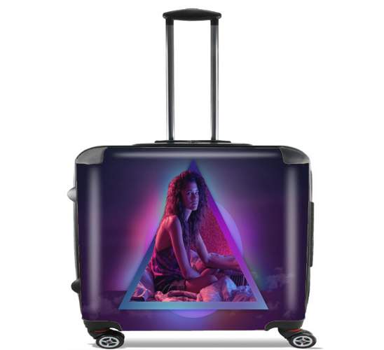 euphoria zendaya para Ruedas cabina bolsa de equipaje maleta trolley 17" laptop