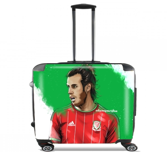  Euro Wales para Ruedas cabina bolsa de equipaje maleta trolley 17" laptop