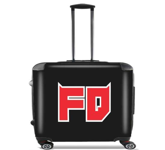  Fabio Quartararo The Evil para Ruedas cabina bolsa de equipaje maleta trolley 17" laptop