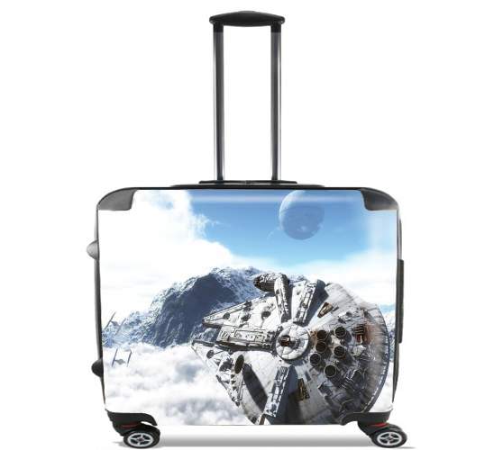  Falcon Millenium para Ruedas cabina bolsa de equipaje maleta trolley 17" laptop