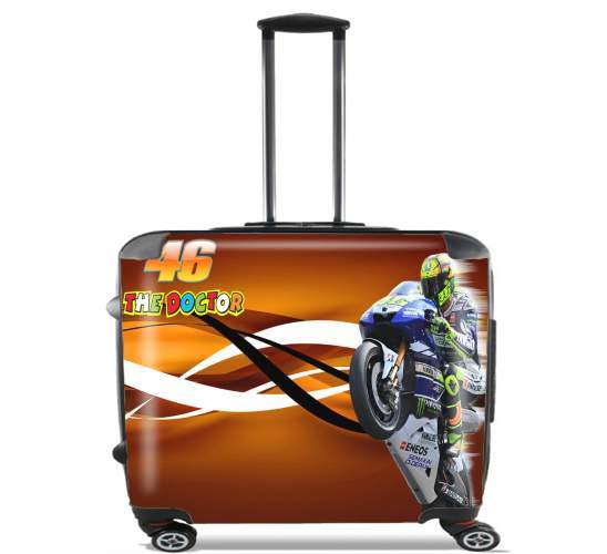  Fan VR46 Doctors para Ruedas cabina bolsa de equipaje maleta trolley 17" laptop