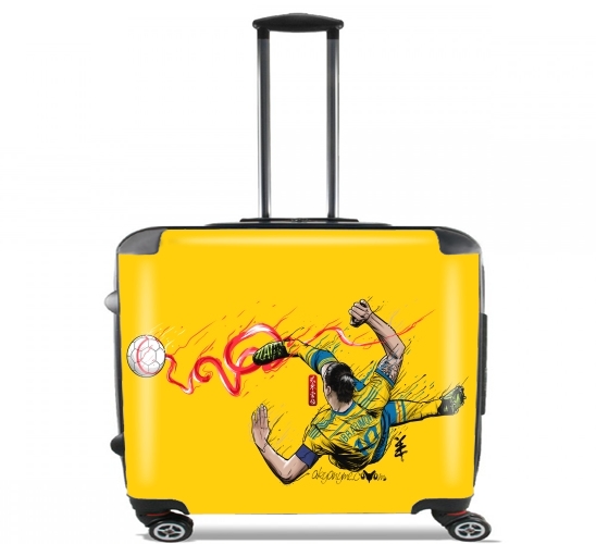  FantaSweden Zlatan Swirl para Ruedas cabina bolsa de equipaje maleta trolley 17" laptop