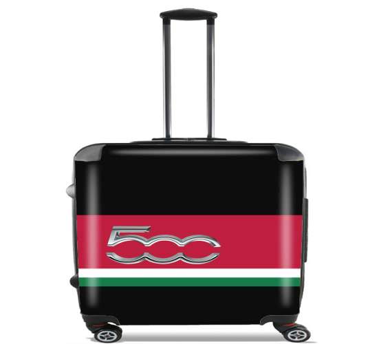  Fiat 500 Italia para Ruedas cabina bolsa de equipaje maleta trolley 17" laptop