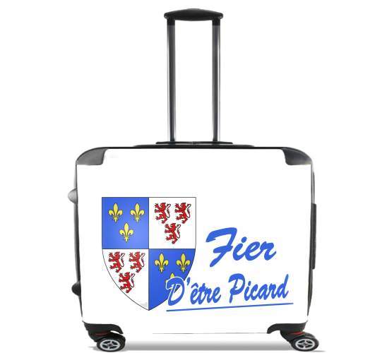  Fier detre picard ou picarde para Ruedas cabina bolsa de equipaje maleta trolley 17" laptop