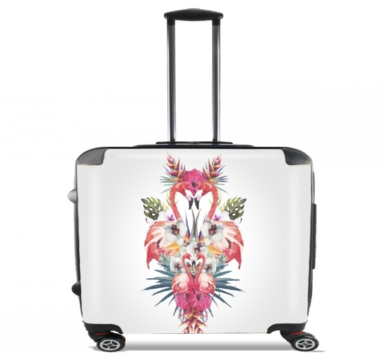  Flamingos Tropical para Ruedas cabina bolsa de equipaje maleta trolley 17" laptop