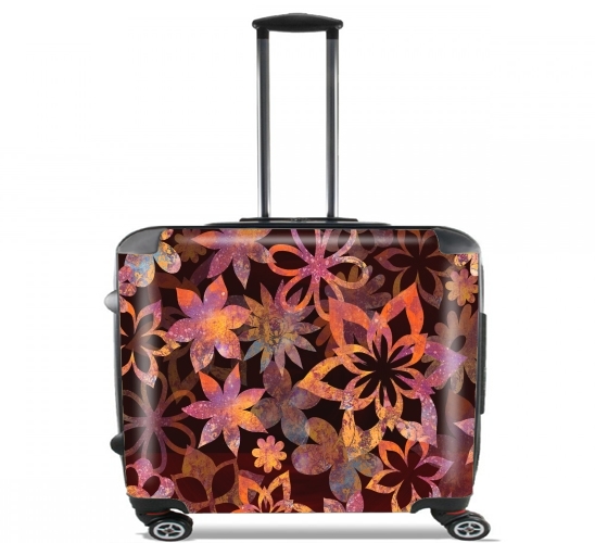  FLOWER POWER para Ruedas cabina bolsa de equipaje maleta trolley 17" laptop