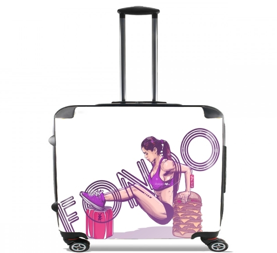  Fondo para Ruedas cabina bolsa de equipaje maleta trolley 17" laptop