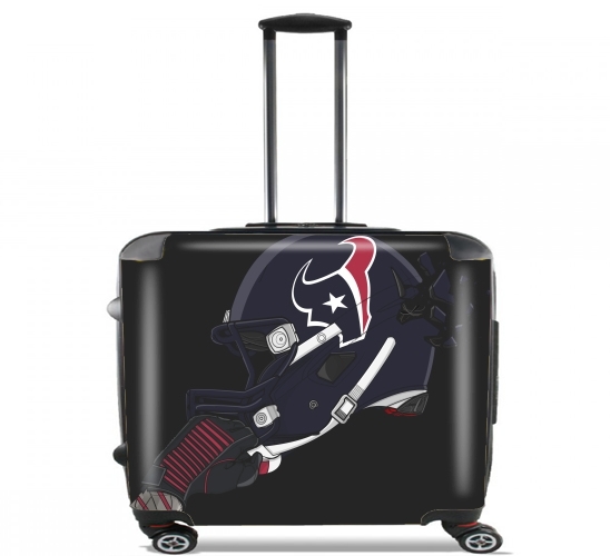  Football Helmets Houston para Ruedas cabina bolsa de equipaje maleta trolley 17" laptop