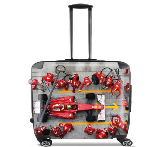  Formule 1 Pits Stand para Ruedas cabina bolsa de equipaje maleta trolley 17" laptop