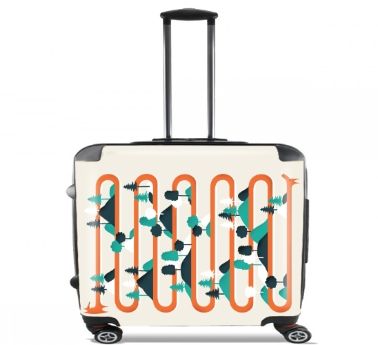  Foxy Stripes para Ruedas cabina bolsa de equipaje maleta trolley 17" laptop