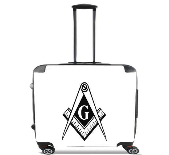  Franc macon para Ruedas cabina bolsa de equipaje maleta trolley 17" laptop