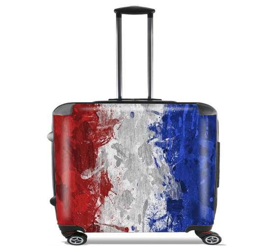  France 2018 Champion Du Monde para Ruedas cabina bolsa de equipaje maleta trolley 17" laptop