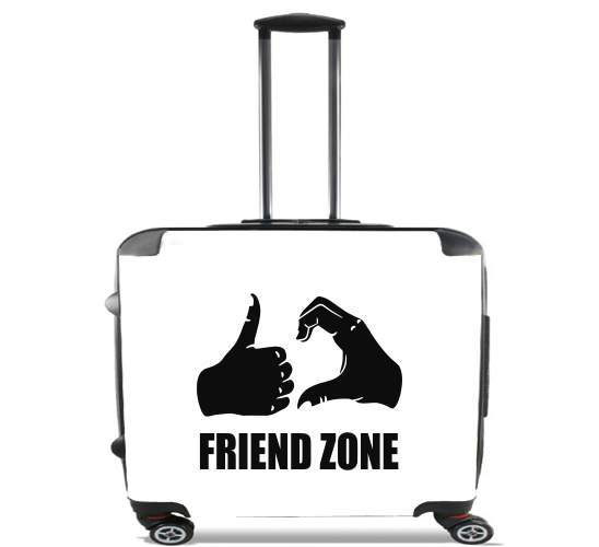  Friend Zone para Ruedas cabina bolsa de equipaje maleta trolley 17" laptop