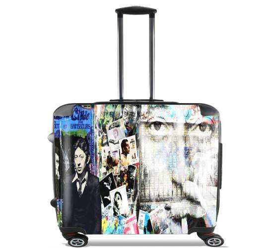  Gainsbourg Smoke para Ruedas cabina bolsa de equipaje maleta trolley 17" laptop