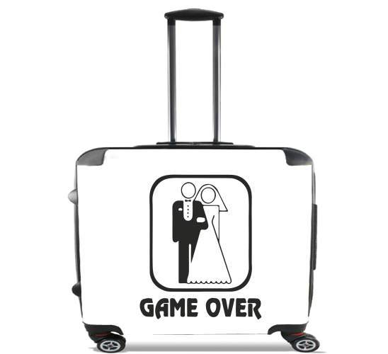  Game OVER Wedding para Ruedas cabina bolsa de equipaje maleta trolley 17" laptop