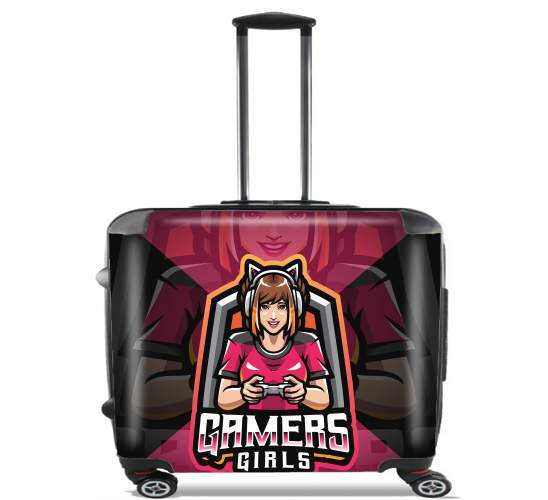  Gamers Girls para Ruedas cabina bolsa de equipaje maleta trolley 17" laptop