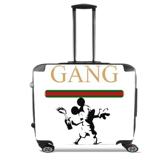  Gang Mouse para Ruedas cabina bolsa de equipaje maleta trolley 17" laptop