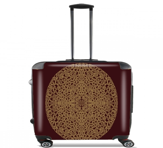  Geometric Bohemian Mandala para Ruedas cabina bolsa de equipaje maleta trolley 17" laptop