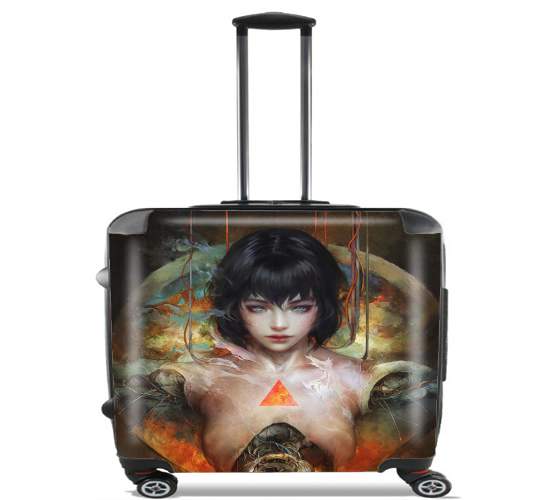  Ghost in the shell Fan Art para Ruedas cabina bolsa de equipaje maleta trolley 17" laptop