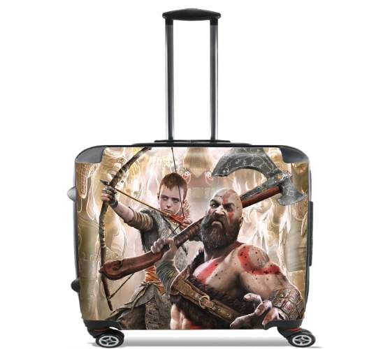  God Of war para Ruedas cabina bolsa de equipaje maleta trolley 17" laptop