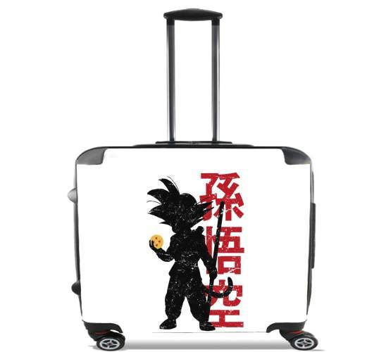  Goku silouette para Ruedas cabina bolsa de equipaje maleta trolley 17" laptop