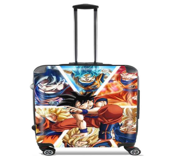  Goku Ultra Instinct para Ruedas cabina bolsa de equipaje maleta trolley 17" laptop