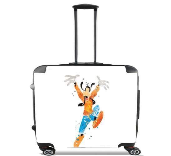 Goofy Art Watercolor para Ruedas cabina bolsa de equipaje maleta trolley 17" laptop