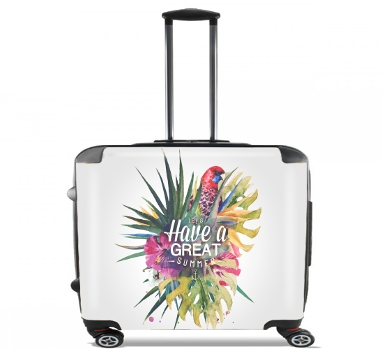  Great Summer (Watercolor) para Ruedas cabina bolsa de equipaje maleta trolley 17" laptop