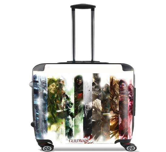  Guild Wars 2 All classes art para Ruedas cabina bolsa de equipaje maleta trolley 17" laptop