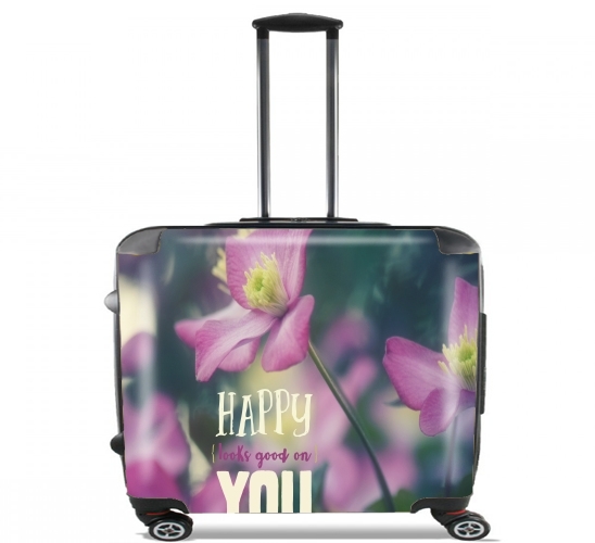  Happy Looks Good on You para Ruedas cabina bolsa de equipaje maleta trolley 17" laptop