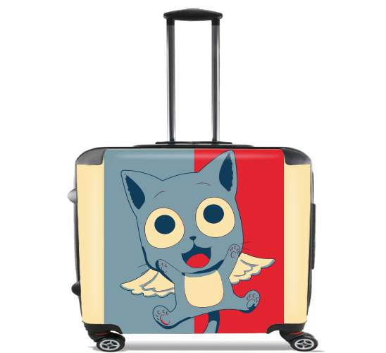  Happy propaganda para Ruedas cabina bolsa de equipaje maleta trolley 17" laptop