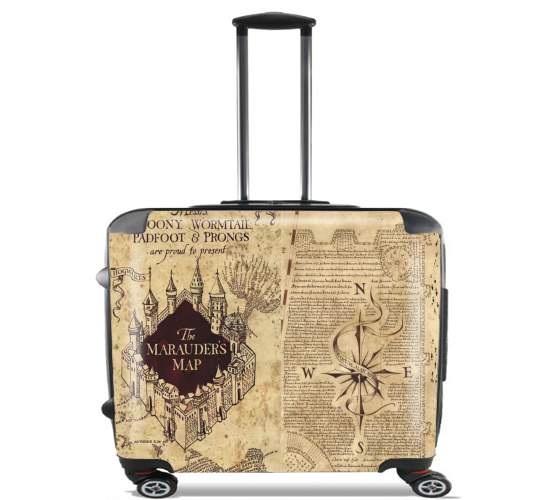  Marauder Map para Ruedas cabina bolsa de equipaje maleta trolley 17" laptop