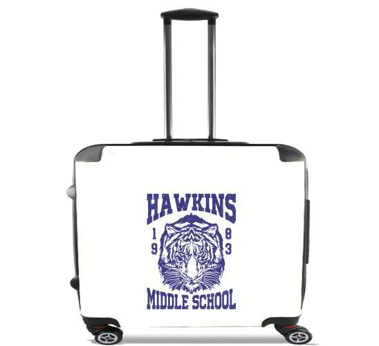  Hawkins Middle School University para Ruedas cabina bolsa de equipaje maleta trolley 17" laptop