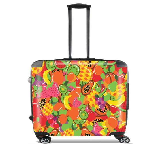  Healthy Food: Fruits and Vegetables V1 para Ruedas cabina bolsa de equipaje maleta trolley 17" laptop