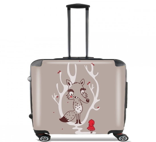  Hello Big Wolf para Ruedas cabina bolsa de equipaje maleta trolley 17" laptop
