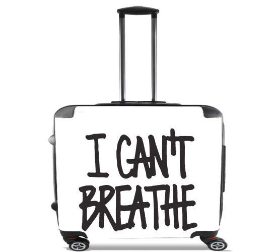  I cant breathe para Ruedas cabina bolsa de equipaje maleta trolley 17" laptop