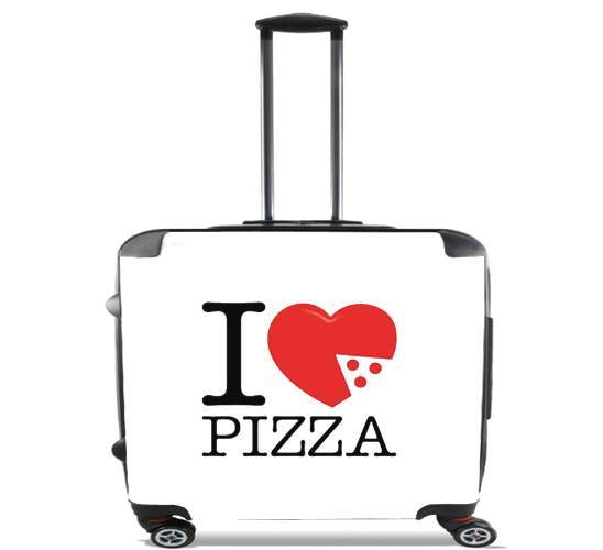  I love Pizza para Ruedas cabina bolsa de equipaje maleta trolley 17" laptop