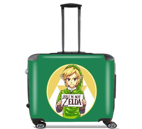  Im not Zelda para Ruedas cabina bolsa de equipaje maleta trolley 17" laptop