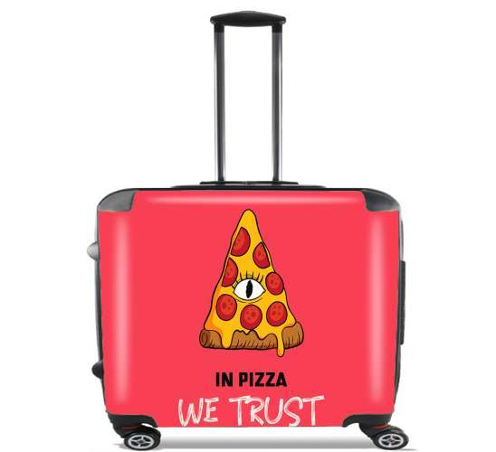  iN Pizza we Trust para Ruedas cabina bolsa de equipaje maleta trolley 17" laptop
