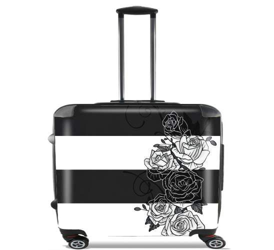  Inverted Roses para Ruedas cabina bolsa de equipaje maleta trolley 17" laptop