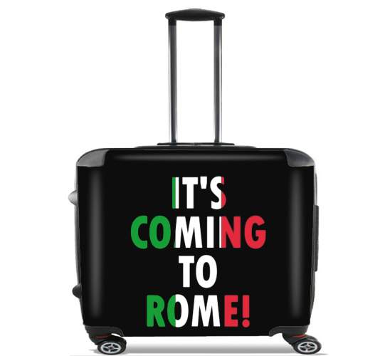  Its coming to Rome para Ruedas cabina bolsa de equipaje maleta trolley 17" laptop