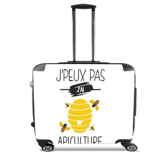  Je peux pas j ai apiculture para Ruedas cabina bolsa de equipaje maleta trolley 17" laptop