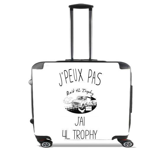  Je peux pas jai 4L Trophy para Ruedas cabina bolsa de equipaje maleta trolley 17" laptop