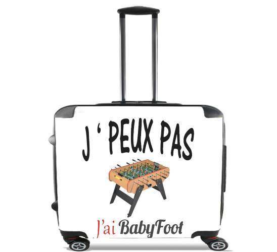  Je peux pas jai babyfoot para Ruedas cabina bolsa de equipaje maleta trolley 17" laptop